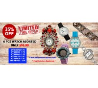 Discount Package: 35% off ( 6 PCS ) Assortment Watches - Group 1 - PROMO-WATCH-1