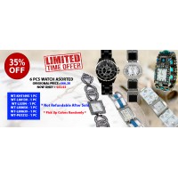 Discount Package: 35% off ( 6 pcs ) Assortment Watches - Group 1 - PROMO-WATCH-4