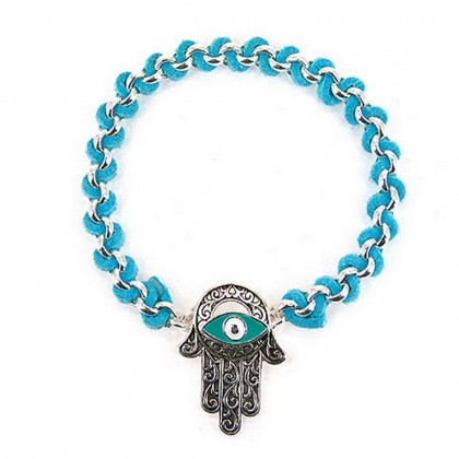 Bracelet – 12 PCS Hamsa Evil Eye Bracelets - BR-AB4752ASTQ