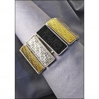 Bracelet – 12 PCS Casting Silver Deco Design Bar Stretchable Bracelet - Silver Multi  - BR-ACQB2069SM