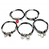 Bracelet – 12 Charm Bracelets Assortment Sets - BR-HB016B-STO