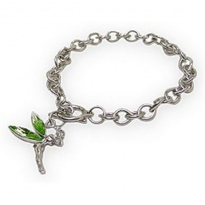Bracelet – 12 PCS Tinker Bell Charm Bracelets - Green - BR-JJB1173GN