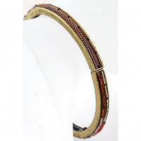 Bracelet – 12 PCS 4-Bar Beaded Stretchable Bracelet - BR-MB6555BB
