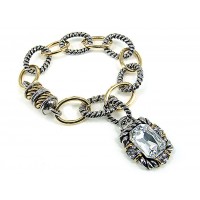Western Style Bracelets – 12 PCS w/ Magnetic Closure - BR-OB02013TTCRY