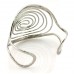 Hand Hammed Cuff - 12 PCS Single Swirl - BR-OB02083RD