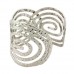 Hand Hammed Cuff - 12 PCS Swirls - BR-OB02086RD