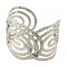 Hand Hammed Cuff - 12 PCS Swirls - BR-OB02086RD