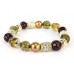 Bracelet – 12 PCS Stretchable Multi Color Beaded Bracelet - BR-MB6453GMT