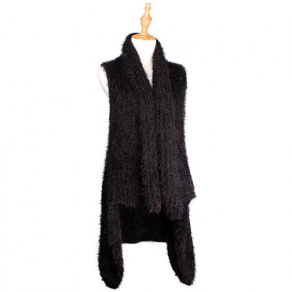 Cardigans & Vests - 12 PCS Knitted Cardigan - Black - VT-AO625BK