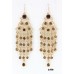 12-pair Swarovski Crystal Chandelier Earrings - Topaz - ER-1478GD-TP