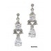 12-pair CZ Earring - Clear - ER-EA2573CL