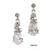 12-pair CZ Earring - Clear - ER-EA2577CL