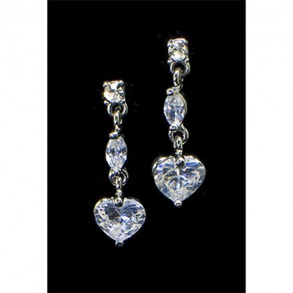 12-pair CZ Earring - Clear - ER-EA2584CL