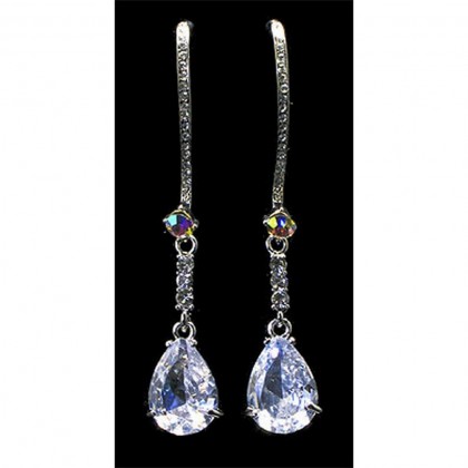 12-pair CZ Earring - Clear - ER-EA2595CL