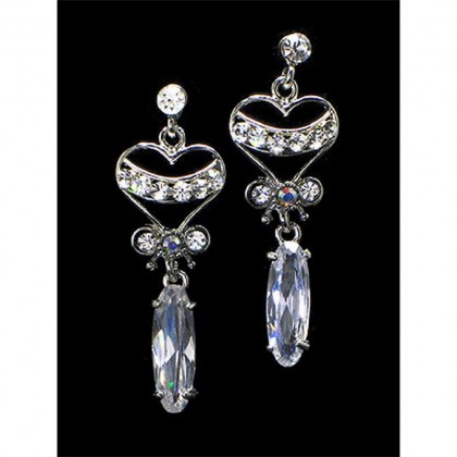 12-pair CZ Earring - Clear - ER-EA2615CL