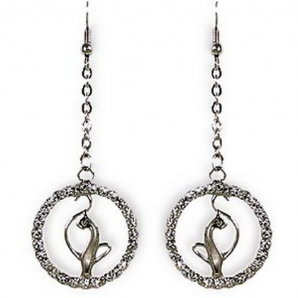 12-pair Designer Cat on the Ring Earrings - ER-JER3718CL