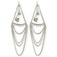 12-pair Rondel Crystal Earrings - ER-YS8144CL