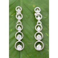 12-pair 925 Sterling Silver Earrings w/ CZ - Journey Collection - ER-PER86531CL