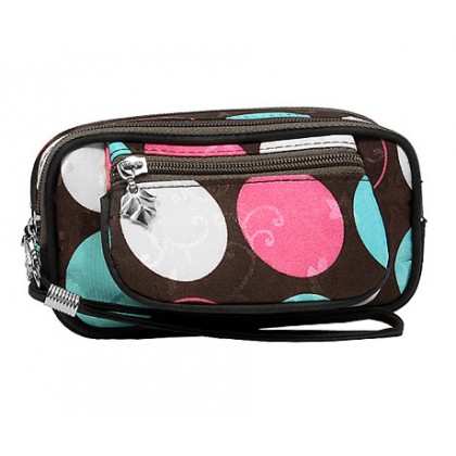 Cosmetic Purse - 12 PCS Polka Dots - BG-CS200BNPK