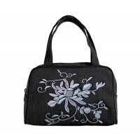 Embroidered Flower Pint - 12 PCS Tote Bag / Small - BG-D2B
