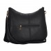 Hobo Bag w/ Genuine Leather Fringes - Black - BG-A4111BK
