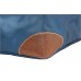 Shopping Tote w/ Detachable Woven Strap - Navy Blue -BG-03-1244