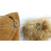 Baseball Cap – 12 PCS Faux Suede w/ Detachable Faux Fox Fur Pom Pom - Camel - HT-BA-12CA