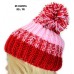 Cap – 12 PCS  Mulit Color Knitted Beane W/ Pom Pom - HT-H1287A