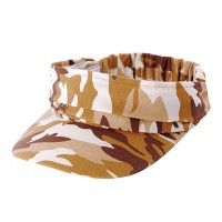 Visor Hats – 12 PCS Camouflage Polyester Convertible To Cap-Like - HT-4080A-DSRT