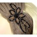 Headwraps / Neck Warmer – 12 PCS Crochet w/ Beaded Flower - HB-11KH043