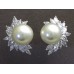 Gift set: 12 Maperla Pearl w/ Swarovski Cubic Zirconia Necklace & Earring Set - NE-JP10417W