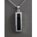 Gift set: 12 Swarovski Cubic Zirconia w/ Onyx Necklace & Earring Set - NE-JP10993B