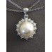 Gift set: 12 Pearl Necklace + Earring + Ring Set - NE-NS6072W