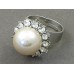 Gift set: 12 Pearl Necklace + Earring + Ring Set - NE-NS6072W