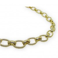 Necklace – 12 PCS 20" Gold Chain Link Necklace - Gold - NE-CYN1000