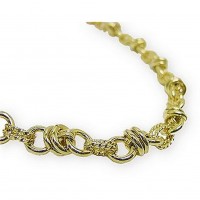 Necklace – 12 PCS 20" Gold Chain Link Necklace - Gold - NE-CYN1001
