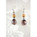 Necklace & Earrings Set – 12 Beaded Cross Necklace & Earring Set - Amethyst - NE-OS00020SVBKD