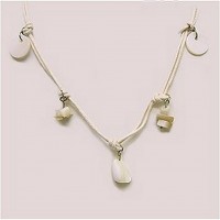 12-pc Shell Charm Necklace - NE-XN058BG