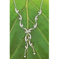 Necklace & Earrings Set – 12 Rhinestone Vintage Necklace & Earrings Set - NE-11950