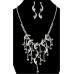 Necklace & Earrings Set – 12 Rhinestone Vintage Necklace & Earrings Set - NE-11951