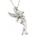 Necklace – 12 PCS Rhinestone Tinker Bell Charm Necklaces - Clear - NE-JN3343CL