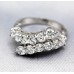 Ring – 12 PCS Rings - 925 Sterling Silver w/ CZ - Journey Collection - RN-PRG9076CL