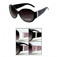 Sunglasses - MISC Group - 12 PCS w/ Colorful Numerical Prints - Asst. Color - GL-1324