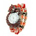 Watch – 12 PCS Bracelet Watches - Rhinestone Kitty - Red - WT-KH01407RD