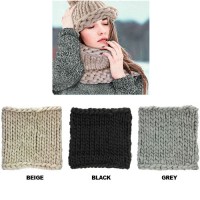 Scarf - 12 PCS Jumbo Cable Knitted Neck Warmer - SF-NK42