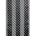 Scarf - 12 PCS Silk Feel Touch - Black w/ White Polka Dots - SF-ON1126WH-BK