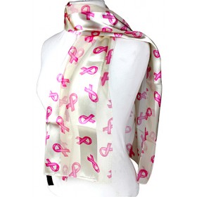 Scarf - 12 PCS Ribbon Prints - SF-ON1312IV-PI