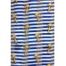 Scarf - 12 PCS Silk Feel Touch - Anchor w/ Stripes - SF-ON2013NV