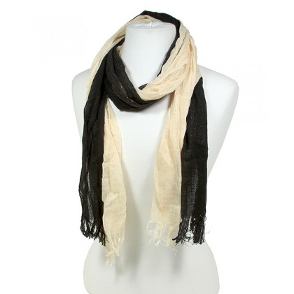 Scarf - 12 - 2-pc Set Scarves - Black – SF-SSF50078BK